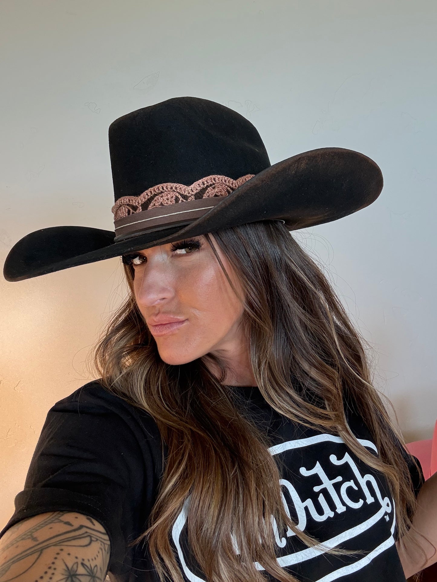 Rustic Lace Cowboy Hat