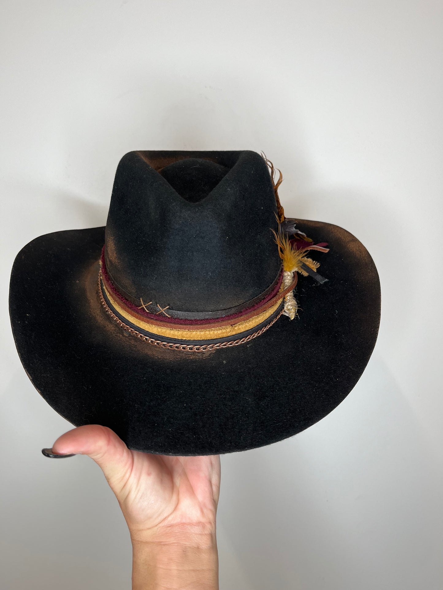 Rustic Amber Gambler Cowboy