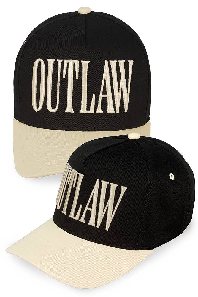 OUTLAW Embroidered Tow Tone Trucker Hat